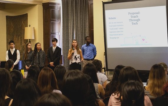 International undergrads present ideas on societal dilemmas